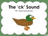 The 'ck' Sound - EYFS Teaching Resources (slide 1/28)